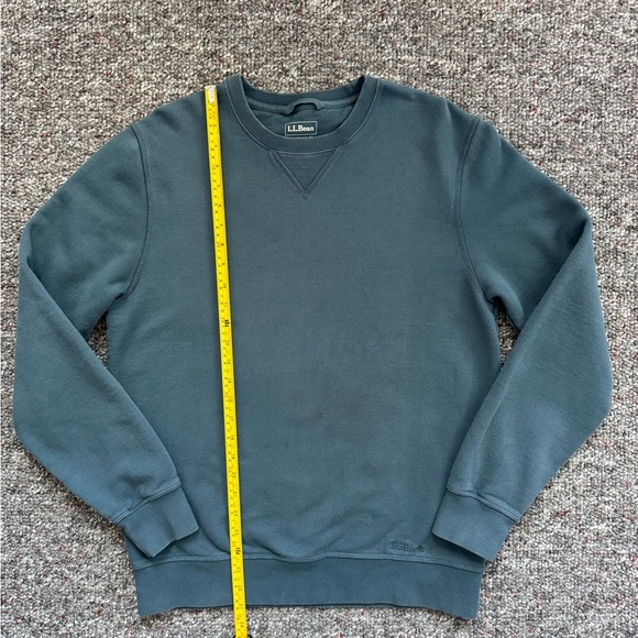 L.L. Bean Other - L.L. Bean Men's Vintage Teal Crewneck Cotton Sweater Small